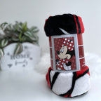 Minnie Mouse Flauschdecke Schmusedecke Kuscheldecke 100 x 150 cm