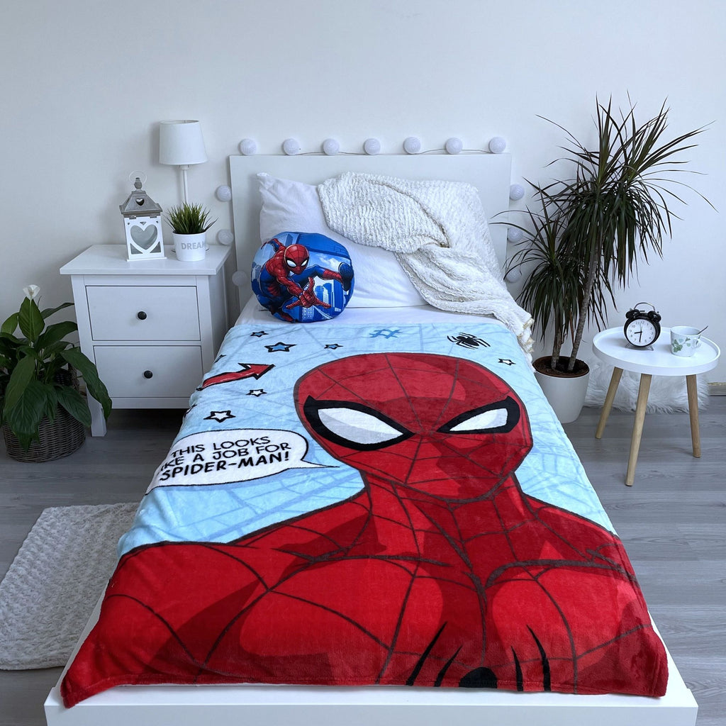 Spiderman Flauschdecke Schmusedecke Kuscheldecke 100 x 150 cm