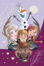 Frozen Flauschdecke Schmusedecke Kuscheldecke 100 x 150 cm