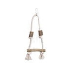 Set of 4 bird toys: swing, ladder, and hanging climbing rope 