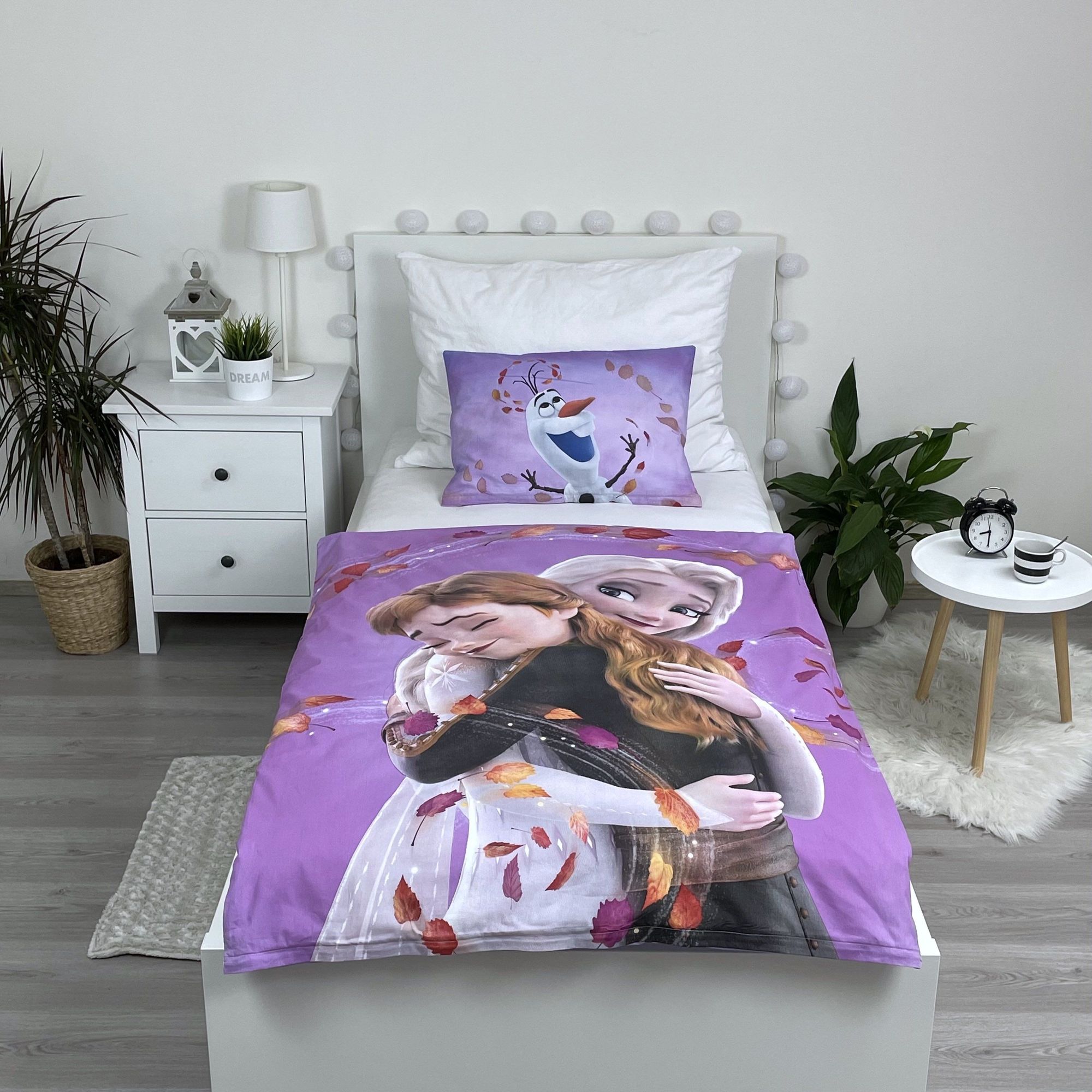 Disney Frozen 2 Anna Elsa Olaf Baby Bettwäsche 100 x 135 cm
