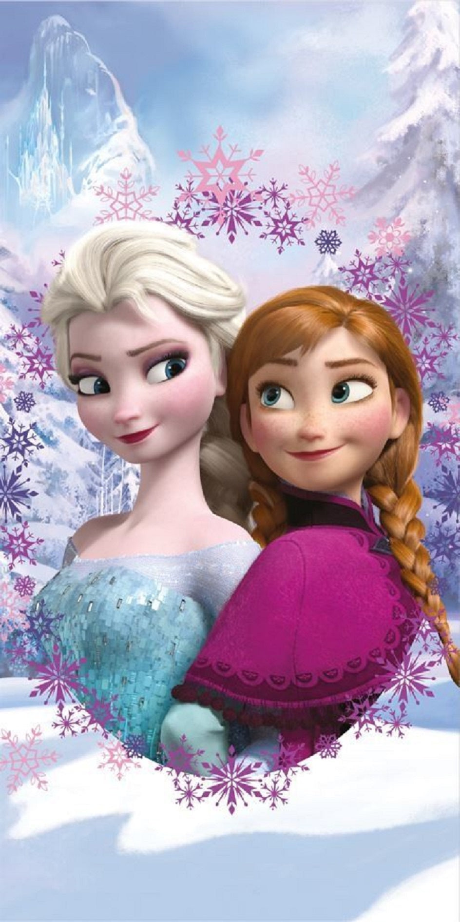 Anna Elsa Frozen Duschtuch Badetuch Handtuch 70 x 140cm