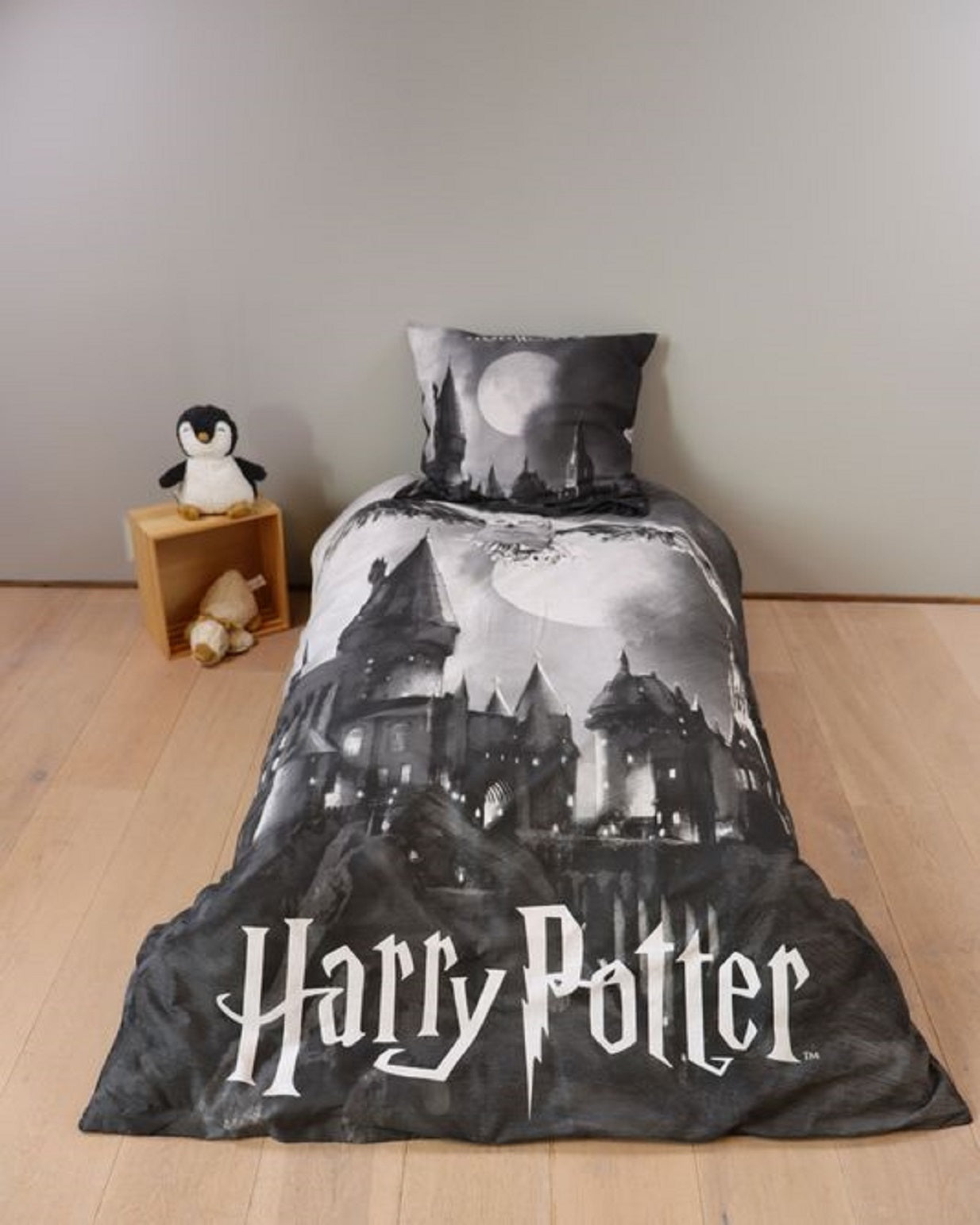 Harry Potter Flanell Wende Bettwäsche Hogwarts 2tlg 155 x 220 cm