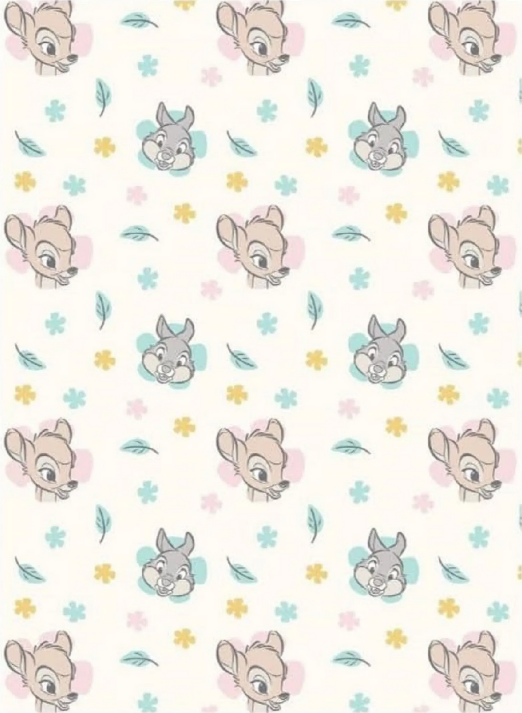 Disney Bambi Flauschdecke Schmusedecke Kuscheldecke 110 x 150 cm