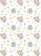 Disney Bambi Flauschdecke Schmusedecke Kuscheldecke 110 x 150 cm