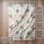 Disney Bambi Flauschdecke Schmusedecke Kuscheldecke 110 x 150 cm