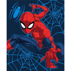 Spiderman Flauschdecke Schmusedecke Kuscheldecke 130 x 160 cm