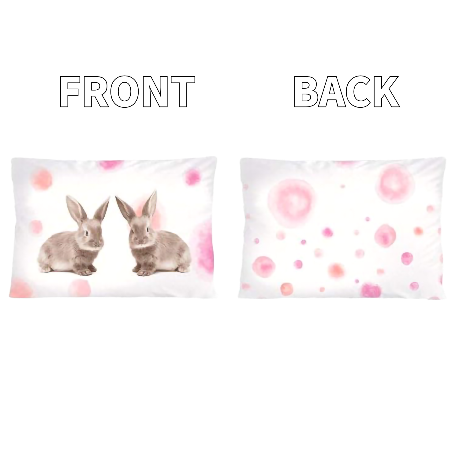 Baby Fein Biber Bettwäsche mit Hase 100x135 + 40x60 cm