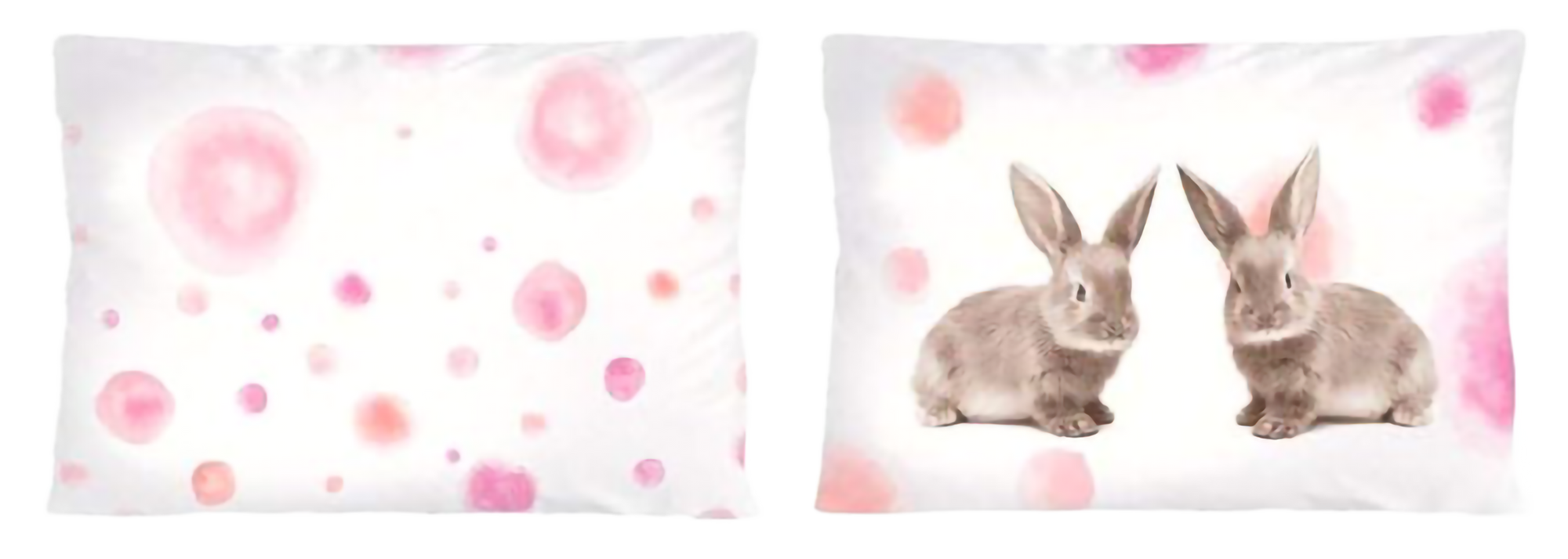 Baby Fein Biber Bettwäsche mit Hase 100x135 + 40x60 cm
