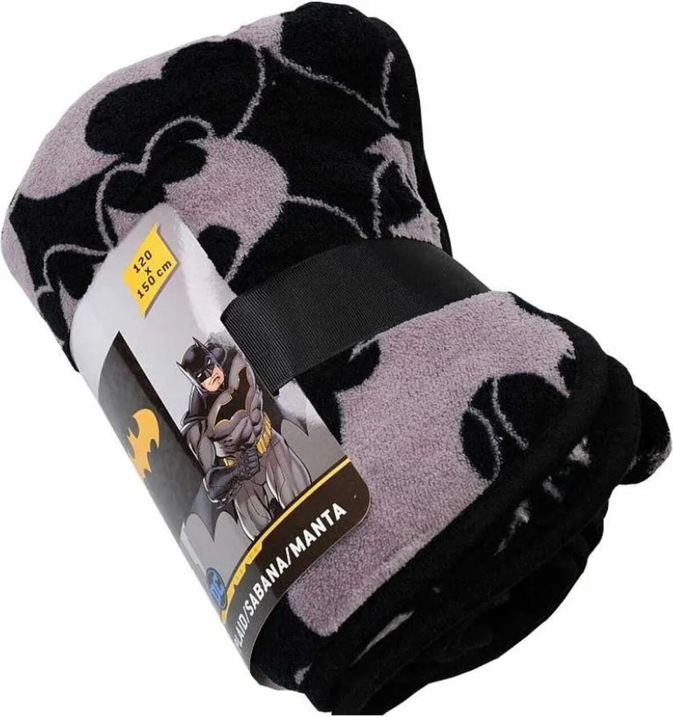 Batman Flauschdecke Schmusedecke Kuscheldecke 120 x 150 cm