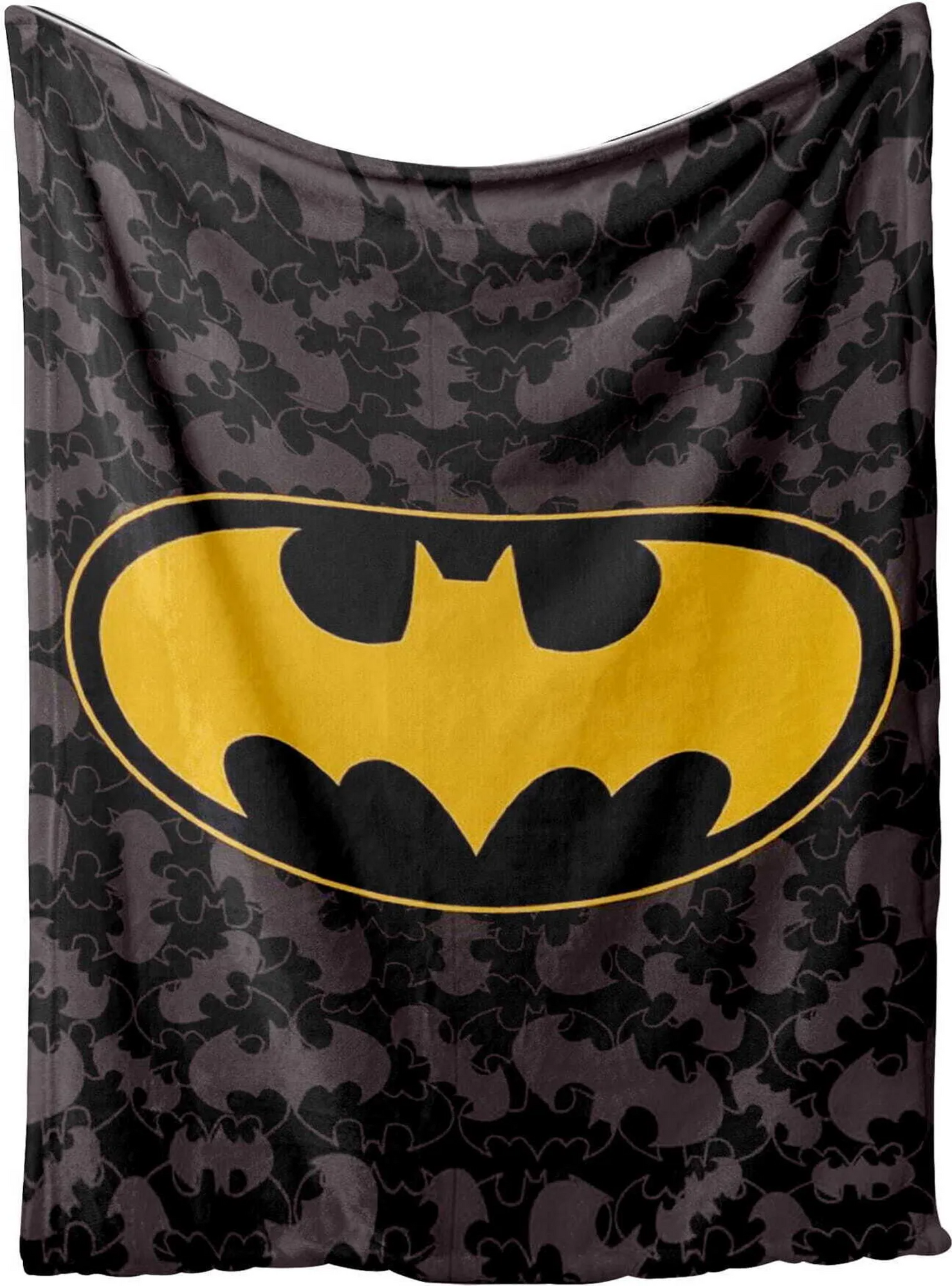 Batman Flauschdecke Schmusedecke Kuscheldecke 120 x 150 cm