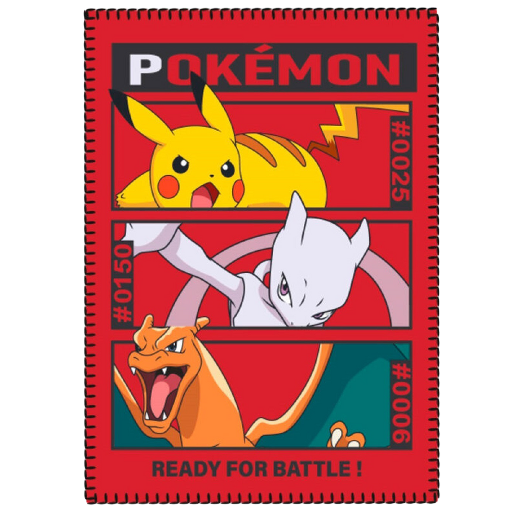 Pokemon Fleecedecke Schmusedecke Kuscheldecke 100 x 140 cm