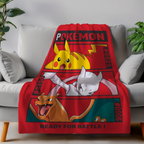 Pokemon Fleecedecke Schmusedecke Kuscheldecke 100 x 140 cm