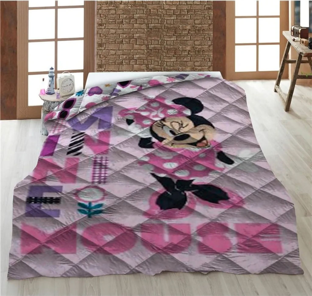 Minnie Mouse Quilted Duvet Blanket 140 x 200 cm