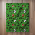 Minecraft Fluffy Blanket/Cuddle Blanket 110 x 150 cm