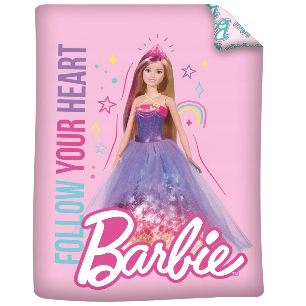 Barbie Baby Bettwäsche Wendebettwäsche rosa 100 x 135 cm