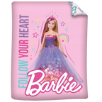Barbie Baby Bettwäsche Wendebettwäsche rosa 100 x 135 cm