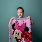 Disney Minnie Mouse Duschtuch Strandtuch Badetuch pink 70 x 140 cm