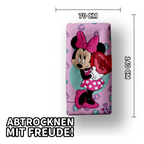 Disney Minnie Mouse Duschtuch Strandtuch Badetuch pink 70 x 140 cm