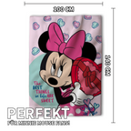Minnie Mouse Fleece Blanket, Cuddly Blanket, Snuggle Blanket, 100 x 140 cm