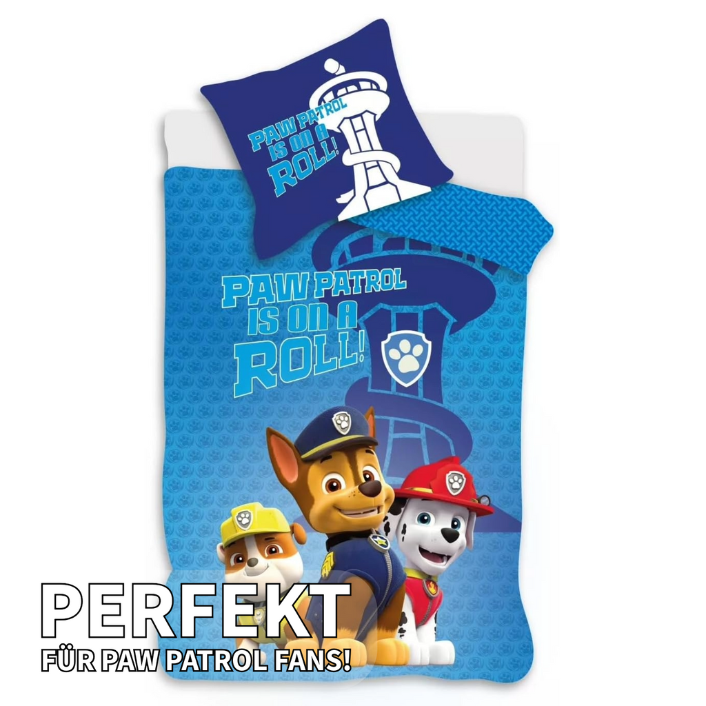 Paw Patrol Baby Bettwäsche 100 x 135 cm 100% Baumwolle