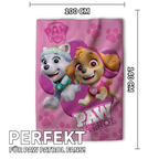 Paw Patrol Fleecedecke Schmusedecke Kuscheldecke rosa 100 x 140 cm