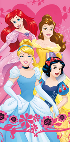 Disney Princess Duschtuch Strandtuch Badetuch 70 x 140 cm