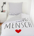 Bettwäsche Set 2tlg. Lieblingsmensch 135x200 cm