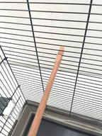 4 stabile Sitzstangen aus Buchenholz ca. 30 cm