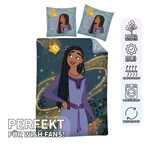 Disney Wish Asha Wende Bettwäsche 2tlg 135 x 200 cm 100% Baumwolle