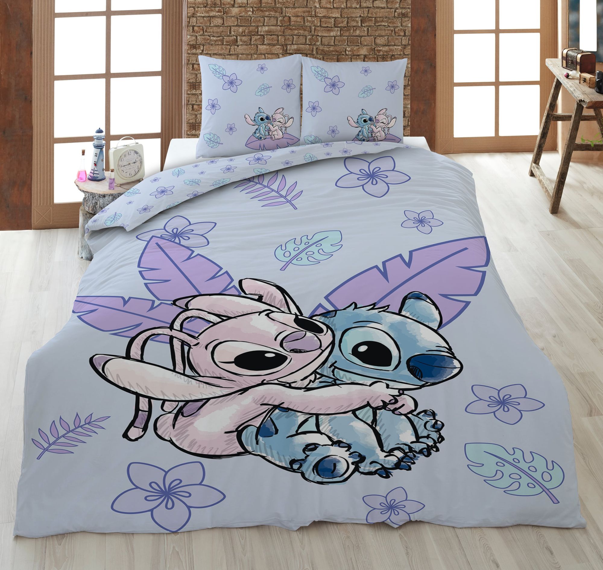 Disney Lilo und Stitch Wende Bettwäsche 2tlg 135 x 200 cm