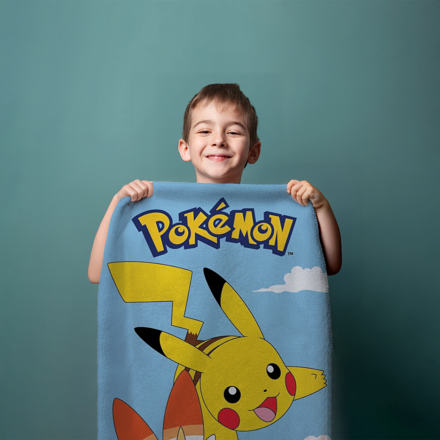 POKEMON PIKACHU Duschtuch Strandtuch Badetuch 70 x 140 cm