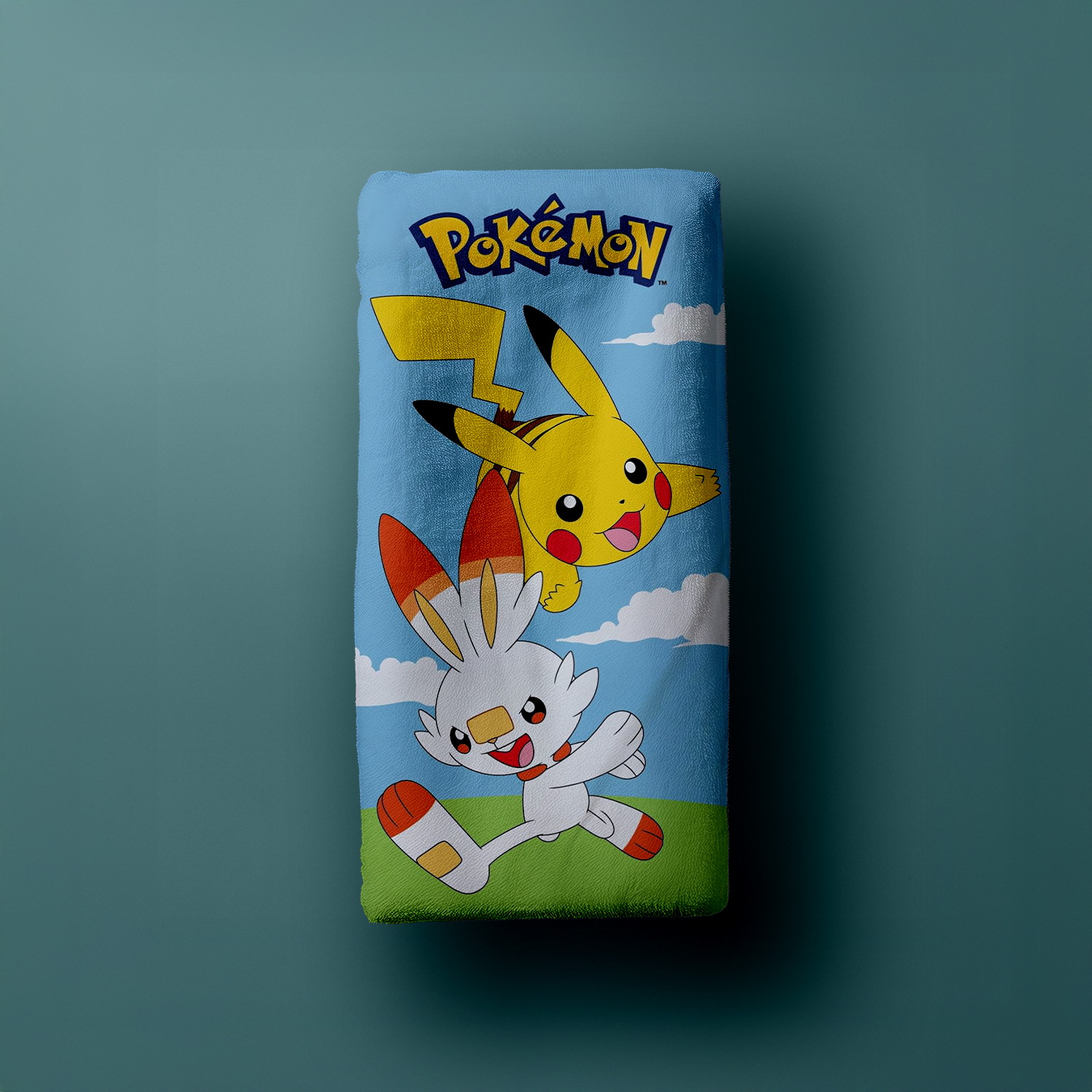 POKEMON PIKACHU Duschtuch Strandtuch Badetuch 70 x 140 cm