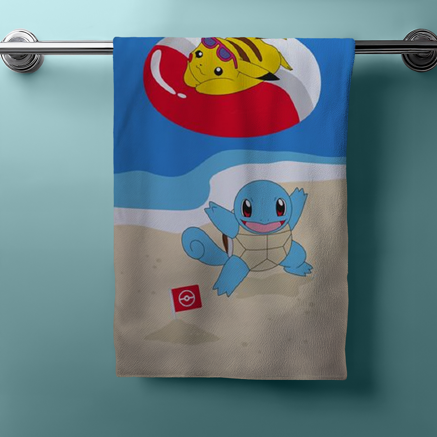 POKEMON PIKACHU Shower Towel Beach Towel Bath Towel 70 x 140 cm