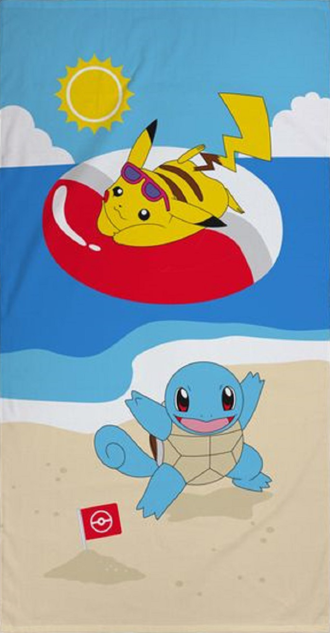 POKEMON PIKACHU Shower Towel Beach Towel Bath Towel 70 x 140 cm