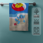 POKEMON PIKACHU Shower Towel Beach Towel Bath Towel 70 x 140 cm