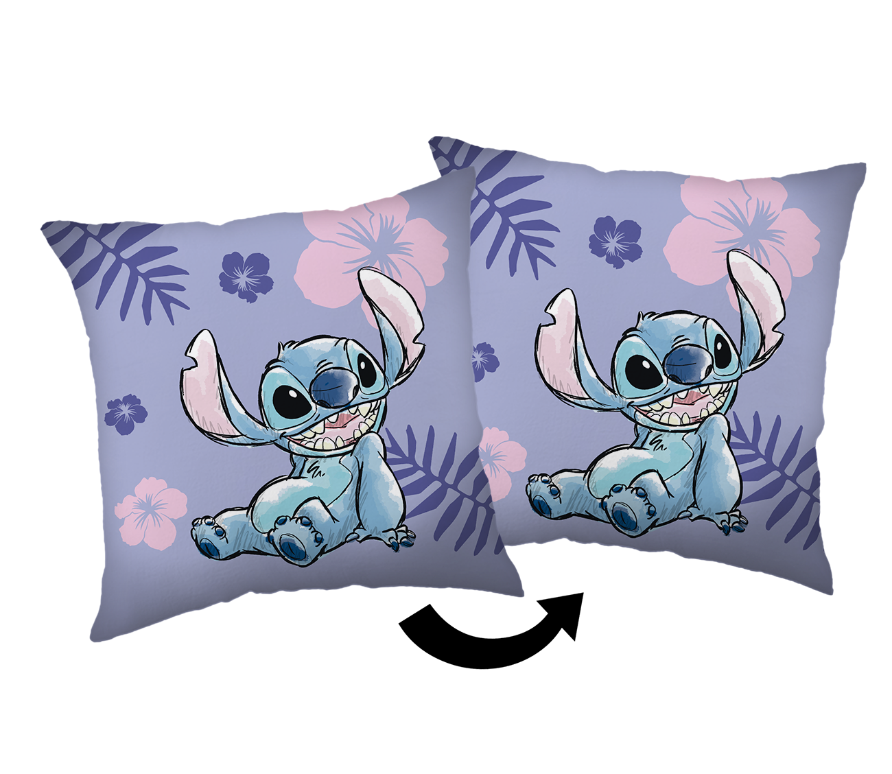 Lilo und Stitch Kuschelkissen Dekokissen 40 x 40 cm