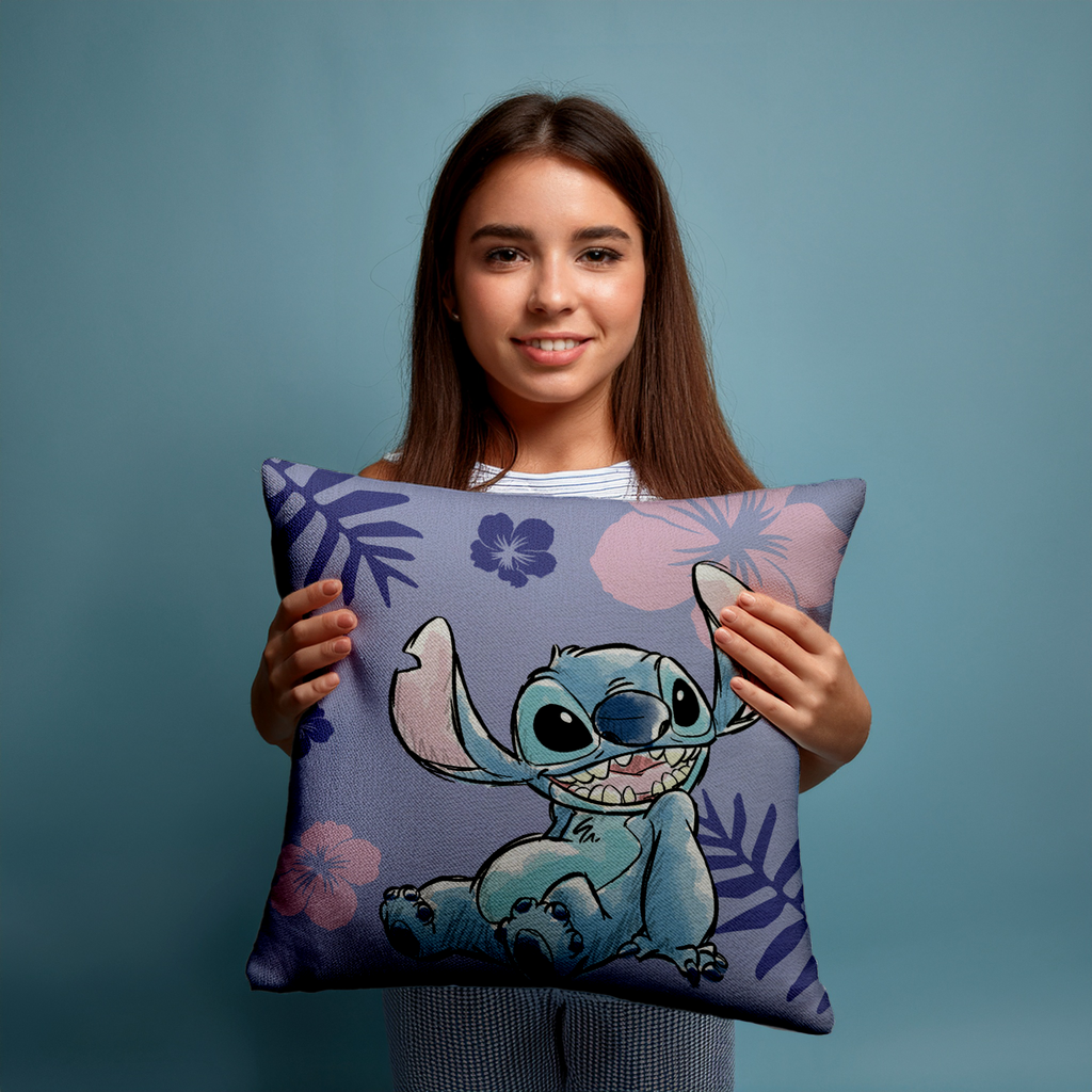 Lilo und Stitch Kuschelkissen Dekokissen 40 x 40 cm