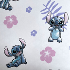 Lilo und Stitch Spannbetttuch Spannbettlaken Bettlaken 90 X 200 cm Nahaufnahme vom Motiv
