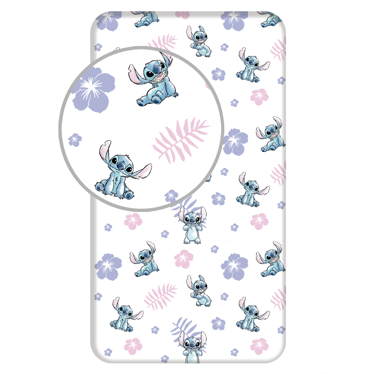 Lilo und Stitch Spannbetttuch Spannbettlaken Bettlaken 90 X 200 cm Motiv