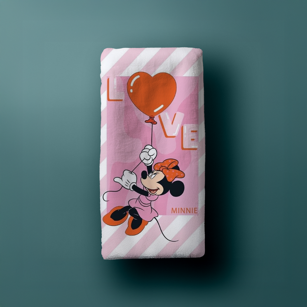 Minnie Mouse Duschtuch Strandtuch Badetuch 70 x 140 cm