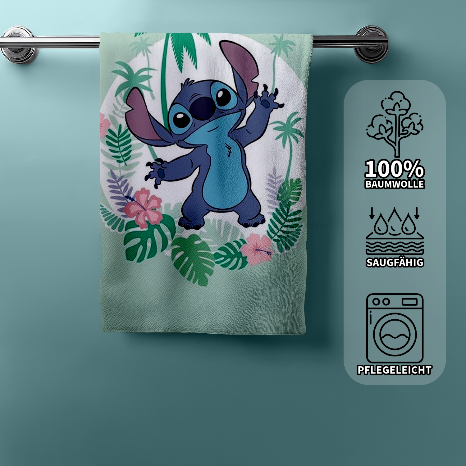 LILO & STITCH Duschtuch Strandtuch Badetuch  70 x 140 cm