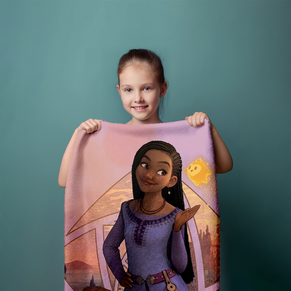 Disney Wish Asha Duschtuch Strandtuch Badetuch 70 x 140 cm