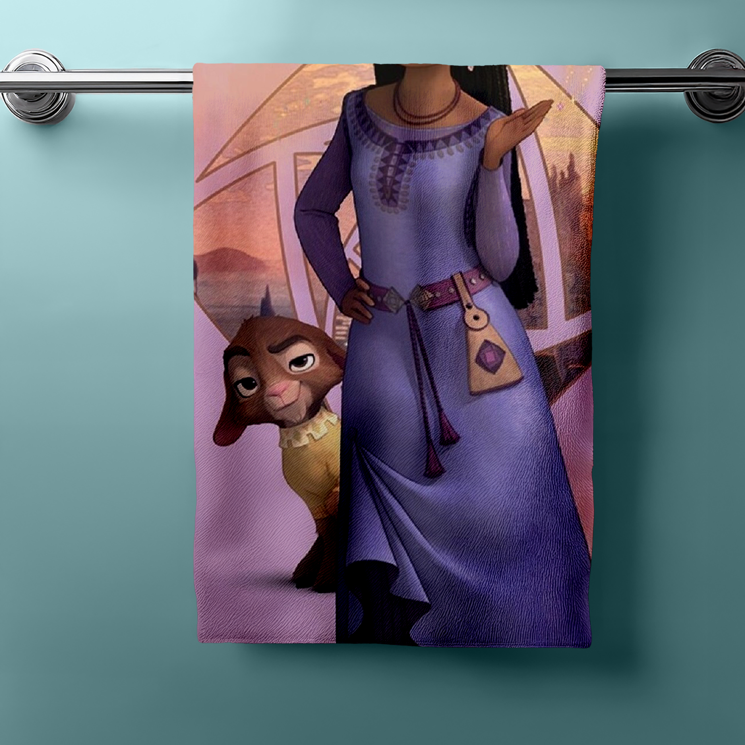 Disney Wish Asha Duschtuch Strandtuch Badetuch 70 x 140 cm