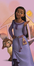 Disney Wish Asha Duschtuch Strandtuch Badetuch 70 x 140 cm