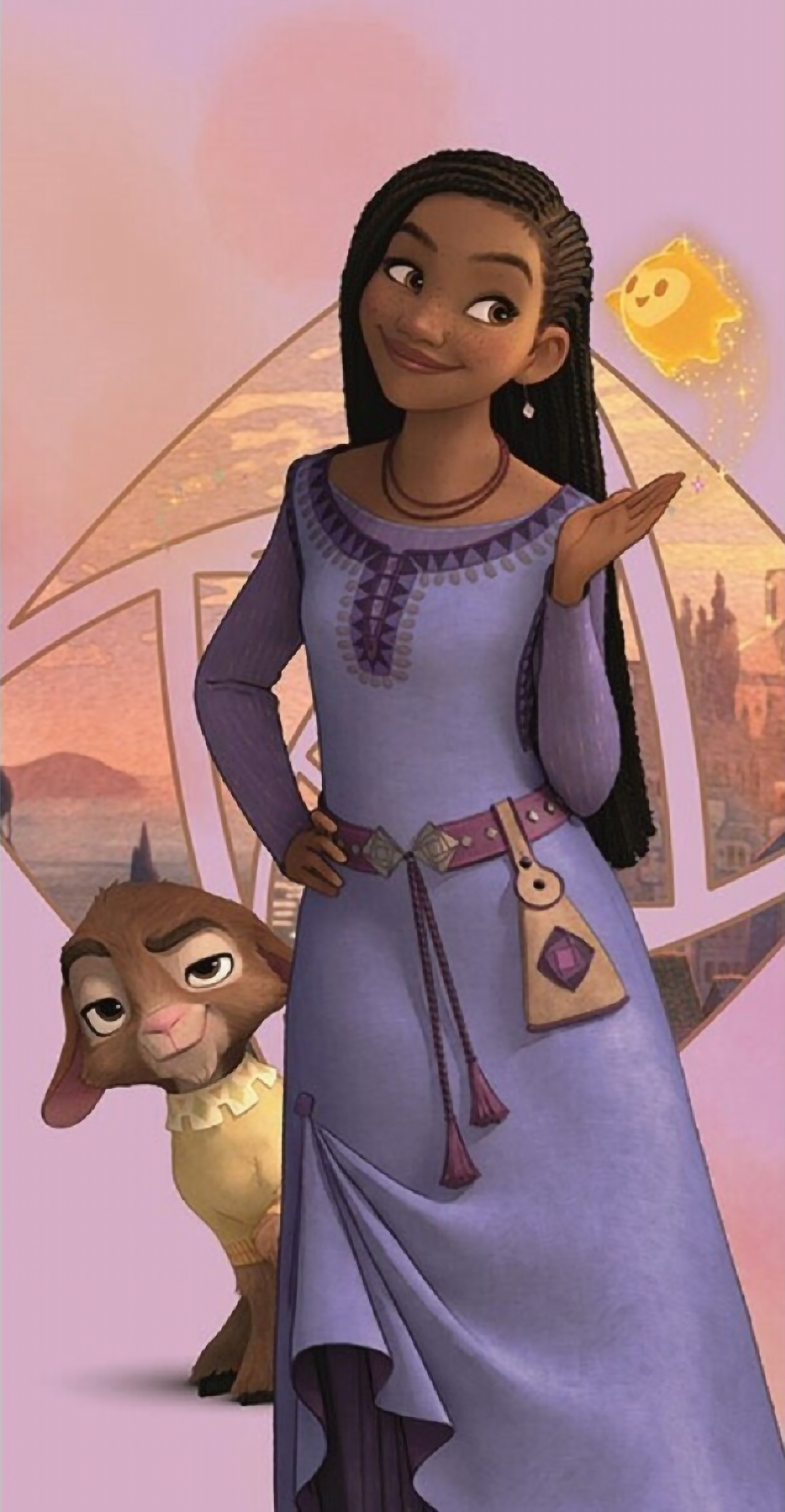 Disney Wish Asha Duschtuch Strandtuch Badetuch 70 x 140 cm