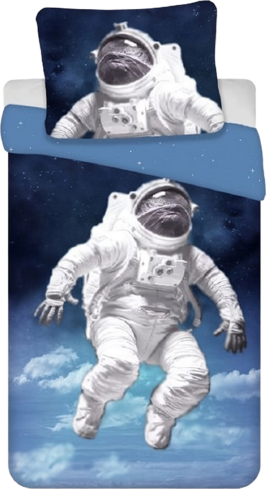 Bettwäsche Space Astronaut 135 x 200 cm, 100 % Baumwolle