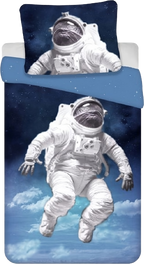 Bettwäsche Space Astronaut 135 x 200 cm, 100 % Baumwolle