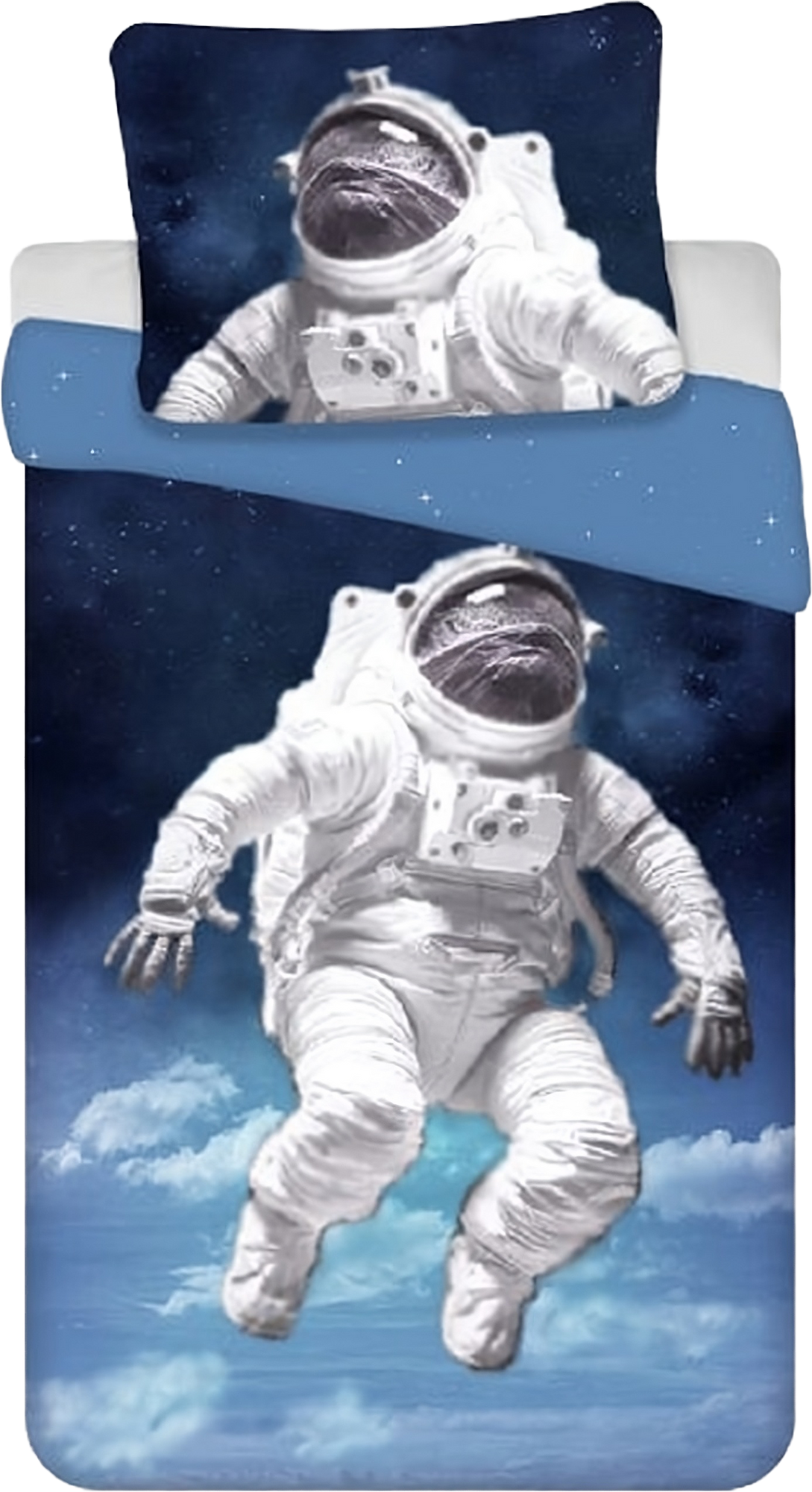 Bettwäsche Space Astronaut 135 x 200 cm, 100 % Baumwolle