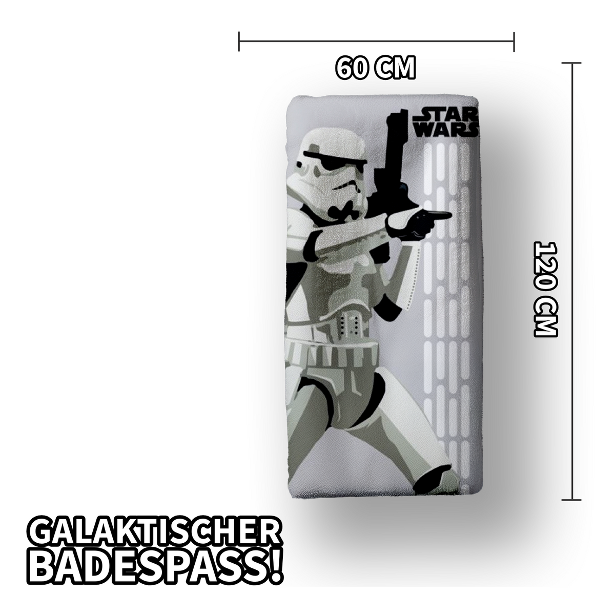 Star Wars Stormtrooper Duschtuch Badetuch  60 x 120 cm